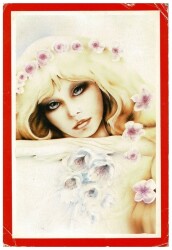 Güzel Kadın Temalı Kartpostal KRT9676 - Gökçekoleksiyon