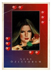 Güzel Kadın Temalı Kartpostal KRT9677 - Gökçekoleksiyon