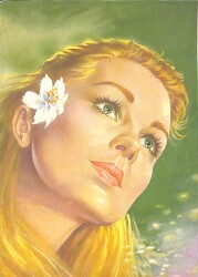 Güzel Kız Temalı Kartpostalı KRT4267 - Gökçekoleksiyon