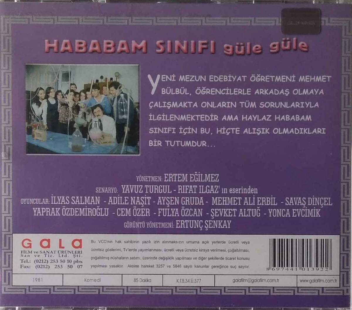 Hababam Sınıfı Güle Güle VCD Film VDC13396 - 2