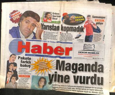 Haber Gazetesi 1 Ekim 2013 - Maganda Yine Vurdu , Evinin Bahçesinde Serseri Kurşuna Hedef Oldu GZ96674 - 1