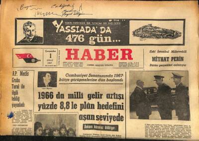 Haber Gazetesi 1 Şubat 1967 - Kızamık İranda 59 Çocuğu Öldürdü GZ86837 - 1