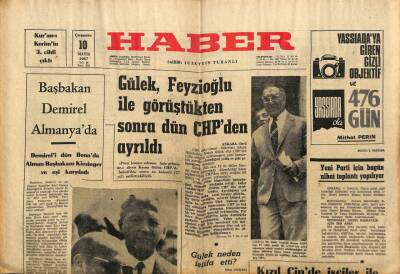 Haber Gazetesi 10 Mayıs 1967 - Gediz Sulama Projesine 172 Milyon Lira Ayrıldı GZ90253 - 1
