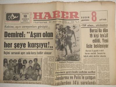 Haber Gazetesi - 10 Temmuz 1965 - Emel Zorlunun Naaşı Bugün Getiriliyor GZ112553 - 1