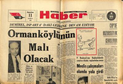 Haber Gazetesi 11 Haziran 1966 - Kabadayılar Bir Polisi Denize Attılar GZ61180 - 1