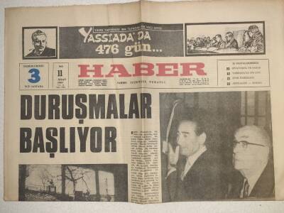 Haber Gazetesi - 11 Nisan 1967 - Yassıadada Duruşmalar Başlıyor GZ112507 - 1