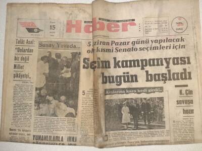 Haber Gazetesi - 15 Mayıs 1966 - Talat Asal Onlardan Biz Değil Millet Şikayetçi GZ112597 - 1