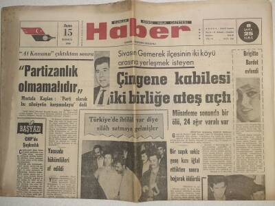 Haber Gazetesi - 15 Temmuz 1966 - Yassıada Hükümlüleri Af Edildi GZ112567 - 1