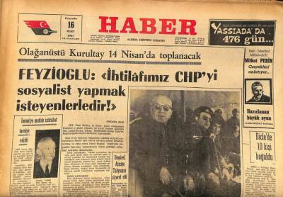 Haber Gazetesi 16 Mart 1967 - Zehirli Hayat Filminde Ekrem Bora Yerli Kazanova Oldu GZ86702 - 1