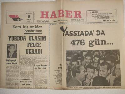 Haber Gazetesi - 19 Aralık 1966 - Kış Aniden Bastırınca Yurtta Ulaşım Felce Uğradı GZ112471 - 1