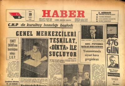 Haber Gazetesi 19 Mart 1967 - Amerikanın 20 Bin Ton Tohumluk Buğday Geliyor GZ86806 - 1