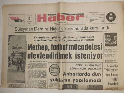 Haber Gazetesi - 2 Haziran 1966 - Zeki Müren Yakında İstanbula Geliyor GZ112612 - 1