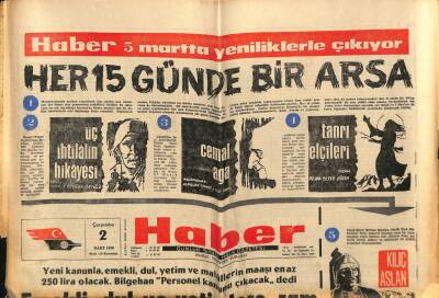 Haber Gazetesi 2 Mart 1966 - Haldun Dormen Ve Geride Kalan 10 Yıl GZ76268 - 1