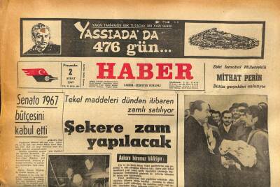 Haber Gazetesi 2 Şubat 1967 - Tekel Maddeleri Dünden İtibaren Zamlı Satılıyor GZ86836 - 1