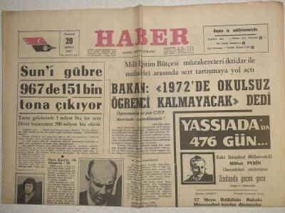 Haber Gazetesi - 20 Şubat 1967 - Suni Gübre 967de 151 Bin Tona Çıkıyor GZ112619 - 1