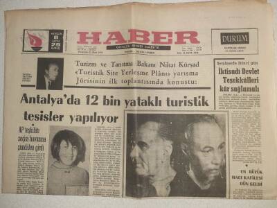 Haber Gazetesi - 21 Mart 1968 - Asuman Gürbüz,110 Bin Çocuk İçinde Birinci Oldu GZ112546 - 1