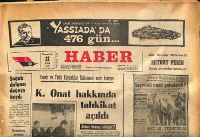 Haber Gazetesi 21 Ocak 1967 - Cerrahpaşada Yeni Klinikler Dün Açıldı GZ85889 - 1