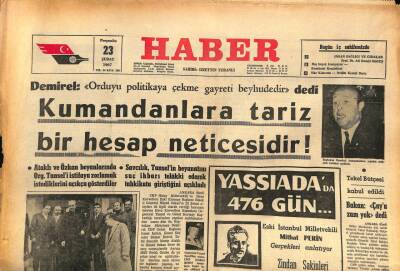 Haber Gazetesi 23 Şubat 1967 - Genel Sağlık Sigortası Kurulacak GZ86677 - 1