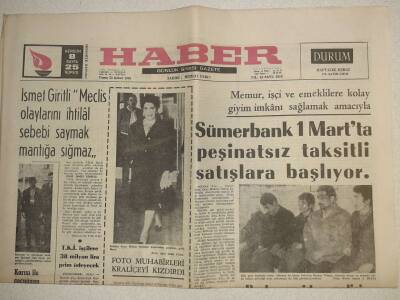 Haber Gazetesi - 23 Şubat 1968 - Mürşit Koryakın Akciğerlerini Değiştirdiği Kocabaş Yaşıyor GZ112548 - 1