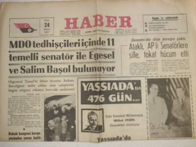 Haber Gazetesi - 24 Şubat 1967 - Türkiyede İlk Suni Mide Ameliyatı Yapıldı GZ112526 - 1