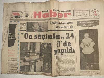 Haber Gazetesi - 25 Nisan 1966 - Paşabahçe Grevi Sona Erdi GZ112585 - 1