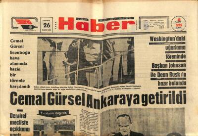Haber Gazetesi 26 Mart 1966 - Ve Zeki Müren Sessizliği Bozup 1 Nisanda Maksimde Çalışmaya Başlıyor GZ76341 - 1