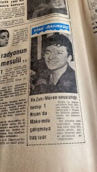 Haber Gazetesi 26 Mart 1966 - Ve Zeki Müren Sessizliği Bozup 1 Nisanda Maksimde Çalışmaya Başlıyor GZ76341 - 2