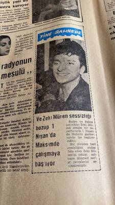 Haber Gazetesi 26 Mart 1966 - Ve Zeki Müren Sessizliği Bozup 1 Nisanda Maksimde Çalışmaya Başlıyor GZ76341 - 2