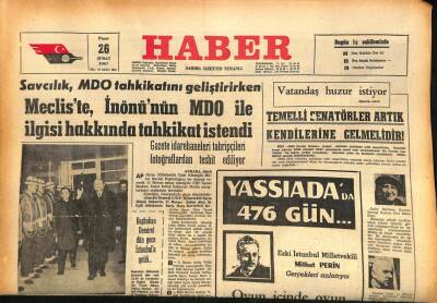 Haber Gazetesi 26 Şubat 1967 - Bursada Tıb Fakültesi Kurulmasına Çalışılıyor GZ86671 - 1