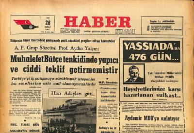 Haber Gazetesi 28 Şubat 1967 - Aktör Yıldırım Önal Fazla İçkiden Komaya Girince Meydan Sahnesinde Hadiseler Çıktı!.. GZ85811 - 1