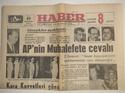 Haber Gazetesi - 29 Haziran 1965 - John Libi Nuhun Gemisi İçin Ağrıya Çıkacak GZ112448 - 1