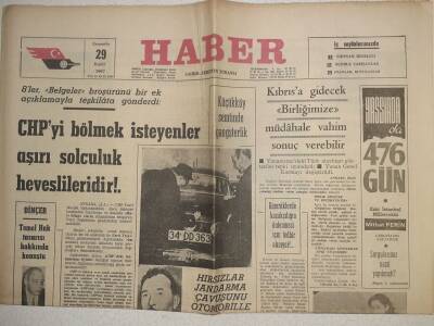Haber Gazetesi - 29 Mart 1967 - Altın Fiyatları Suni Yükseltildi GZ112528 - 1