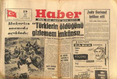 Haber Gazetesi 29 Mayıs 1964 - OSWALDın Avukatı Polisi Suçlandırıyor GZ90262 - 1