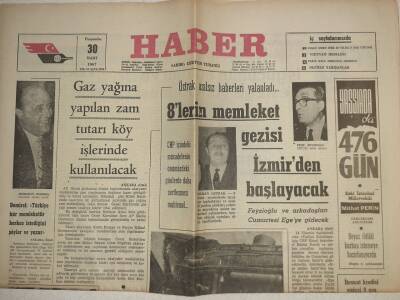 Haber Gazetesi - 30 Mart 1967 - Hülya Koçyiğit Ve Şöhret GZ112571 - 1