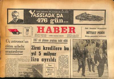 Haber Gazetesi 30 Ocak 1967 - Liz Taylor , Dünyanın En Kötü Giyinen On Kadınından Birisiymiş GZ86799 - 1