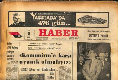 Haber Gazetesi 31 Ocak 1967 - Brezilyada Ölü Sayısı Şimdilik 1500 Kişiyi Buldu GZ86838 - 1