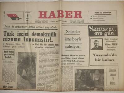 Haber Gazetesi - 4 Mart 1967 - Solcular İşte Böyle Çalışıyor GZ112503 - 1
