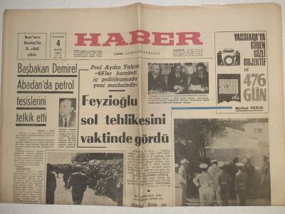 Haber Gazetesi - 4 Mayıs 1967 - Demirel Adanada Petrol Tesislerini Tetkik Etti GZ112483 - 1