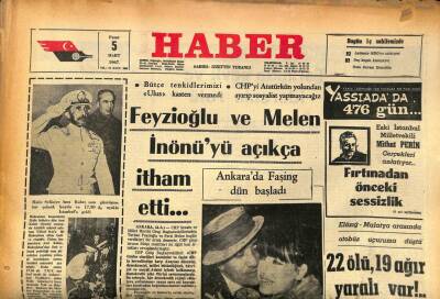 Haber Gazetesi 5 Mart 1967 - Londra , Dünya Film Merkezi Haline Geldi GZ86717 - 1