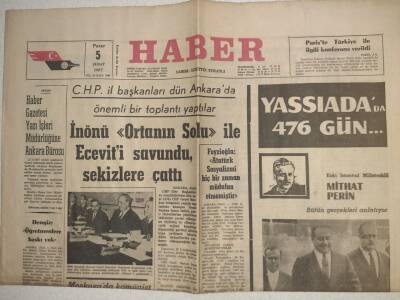 Haber Gazetesi - 5 Şubat 1967 - Fenerbahçe Ve İddialı Göztepe Arasında Liderlik Mücadelesi GZ112532 - 1