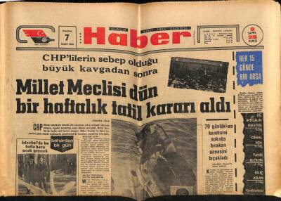 Haber Gazetesi 7 Mart 1966 - Cemal Gürselin Koma Durumu Uzun Sürecek GZ76270 - 1