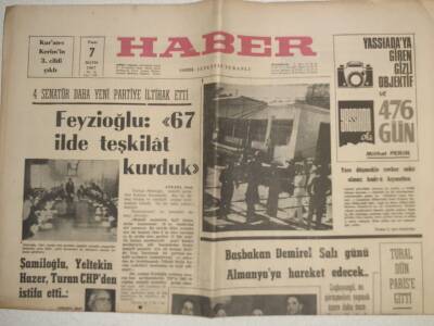 Haber Gazetesi - 7 Mayıs 1967 - Feyzioğlu 67 İlde Teşkilat Kurduk GZ112466 - 1