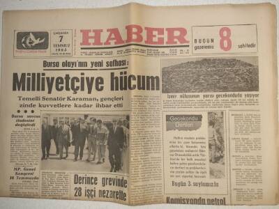Haber Gazetesi - 7 Temmuz 1965 - Dünya Güzellik Yarışmasına Nebahat Çehre Katılıyor GZ112555 - 1