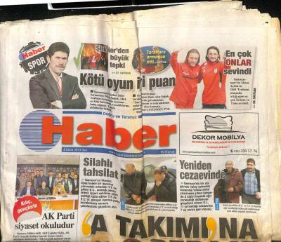 Haber Gazetesi 8 Ekim 2013 - Başkan Köktaş Süre Verdi - Ak Parti Siyaset Okuludur GZ96681 - 1