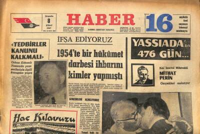 Haber Gazetesi 8 Şubat 1967 - Petrol Ofisinde Grev - Şeker Fiatları 50 Kuruş Arttı GZ87020 - 1