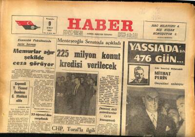 Haber Gazetesi 9 Şubat 1967 - Yıldız Tezcanın Ücreti 35 Bin Liraya Yükseldi GZ87019 - 1