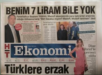 Haber Türk Ekonomi Gazetesi 2 Mart 2009 Türklere Erzak Almanlara Nakit - GZ44750 - 1
