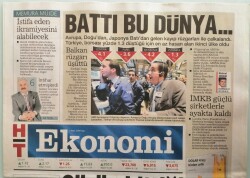 Haber Türk Ekonomi Gazetesi 3 Mart 2009 Sözün Bittiği Yere Geldik - GZ44751 - 1