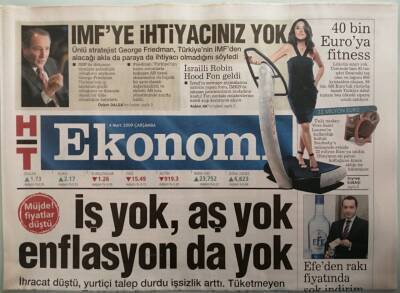 Haber Türk Ekonomi Gazetesi 4 Mart 2009 IMFye İhtiyacınız Artık Yok - GZ44754 - 2