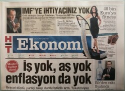Haber Türk Ekonomi Gazetesi 4 Mart 2009 IMFye İhtiyacınız Artık Yok - GZ44754 - 1